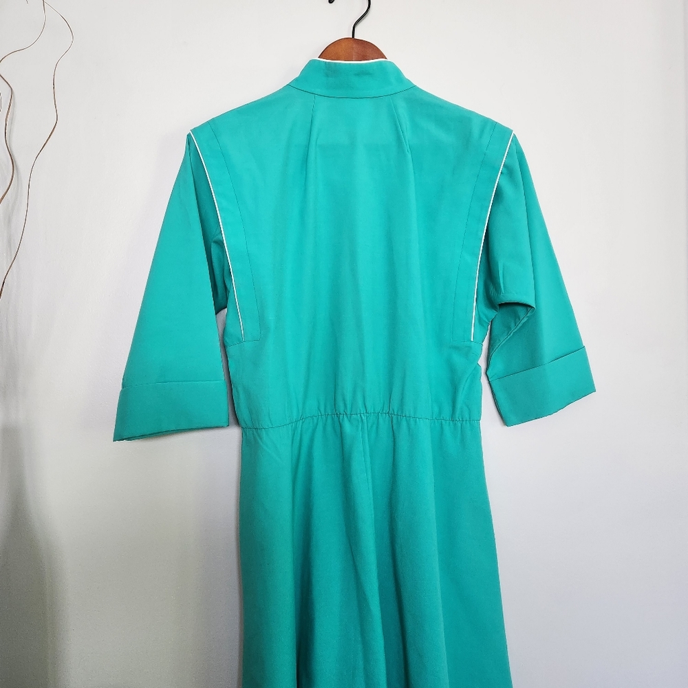 Vintage Mint Dress- quarter sleeve - Picture 12 of 17